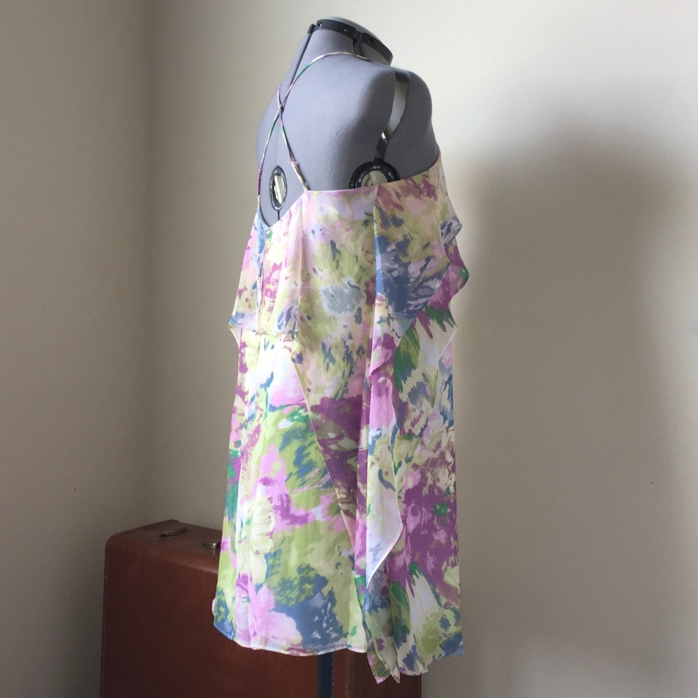 Cross Spaghetti Strap Shift Dress - Picture 3 of 8